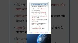 पाचन तंत्र | Pachan tantra | Digestive system in hindi | Human digestive system | science notes