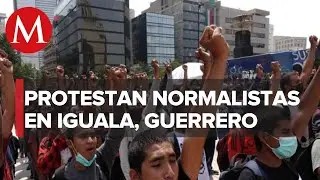 As&iacute; se vivi&oacute; la protesta de los normalistas en Guerrero