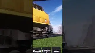 UP 1988 Train hits a truck in Monterrey, Mexico
