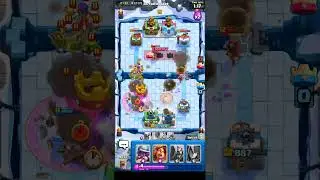 three fights in a row balloon festival clash royale #clashroyale