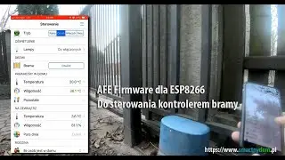 Brama wjazdowa sterowana Smartfonem z Domoticz, openHab z AFE Firmware