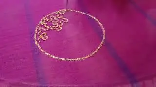 Water filling stitch in zari thread