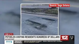 Potholes costing residents hundreds in car repairs