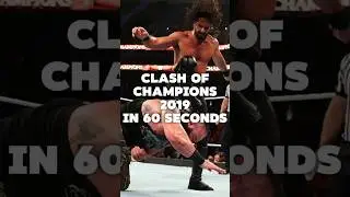 Clash of Champions 2019 in 60 seconds #wwe #wrestling #shorts