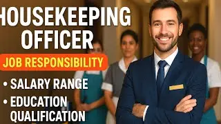 Housekeeping Officer | Job Responsibility, Salary Range & Qualification | GSBD