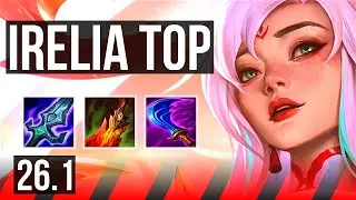 IRELIA vs GAREN (TOP) | 49K damage, Good KDA: 25/5/11 | NA Master | 26.1