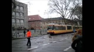 Das original Karlsruher Stadtbahnballett - Betriebsablauf Faschingsdienstag Rüppurrer Tor