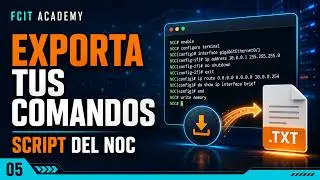 Cómo exportar los comandos ejecutados en el NOC | Paso a paso