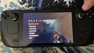 Half-Life 2 Steam Deck Menu Ghost Press Glitch