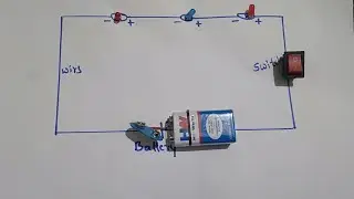 How to connect series circuit/ working model/series circuit diagram