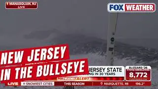 All of New Jersey Under A Blizzard Warning For the First Time In 30 years From Historic Bomb Cyclone
