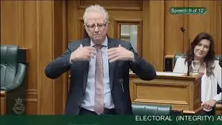 Electoral (Integrity) Amendment Bill - Third Reading - Video 9
