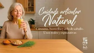 Cuidado articular natural: c&uacute;rcuma, boswellia y cola de caballo. Usos reales y expectativas.