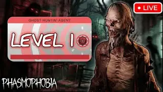 BACK TO LEVEL 1 THE REAL CHALLENGE BEGINS NOW || &bull; PHASMOPHOBIA &bull; || LIVE 🔴