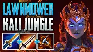 MOWING THEM DOWN! Kali Jungle Gameplay (SMITE Conquest)