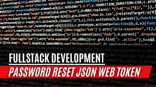 Fullstack Portfolio Project: Password Reset JSON Web Token (JWT)