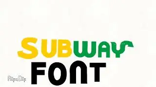 Subway logo  font