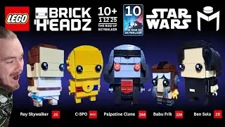 Трипио НУЖЕН набор Lego Star Wars Brickheadz!!! Набор из 5 фигурок по фильму &laquo;Восхождение Скайуок...