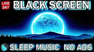 SERENE TRANQUILITY Sleep Music (NO ADS) Ambient Relaxing Music, Deep Sleeping Music Black Screen