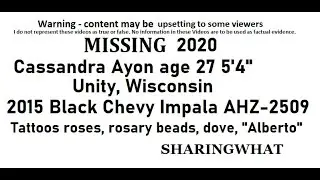 Missing Cassandra Ayon age 27 5'4
