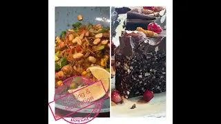 2 hity na jednym LIVE 😱 Vermicelli z kurczakiem 🍜 i batony bez pieczenia 🍫