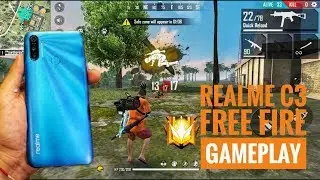 Realme c3 free fire gameplay test..and full graphic full sensitivity..best gameplay