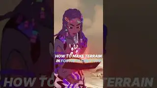 How to Make Terrain in Fortnite Creative! 💫🤩 #Fortnite