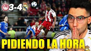 😡&iexcl;NO PODEMOS SEGUIR ASI! EL MADRID GANA 3-4 PIDIENDO LA HORA contra OLYMPIACOS