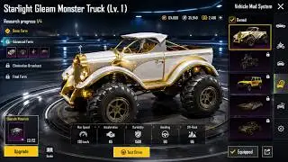 Starlight Gleam Monster Truck upgrade 😍#shorts #pubgshorts