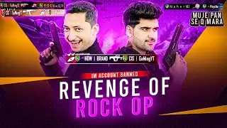 Revenge Of Rock Op | 1M Account Banned💔 | Sweet Revenge | Pubg Mobile | HOW BRAND