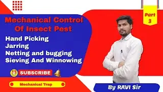 Mechanical Method Of Pest Control || Different Types Of Mechanical Method || #seniorsscience