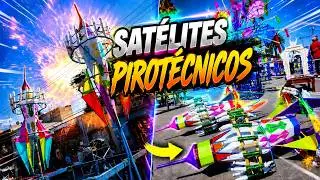 epica quema de satelites pirotecnicos!! no te lo pierdas
