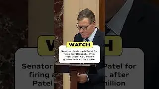 Senator exposes Kash Patel 😮
