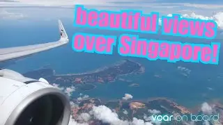 Scoot Airbus A320neo landing at Singapore Changi Airport - TR 213 from Yogyakarta