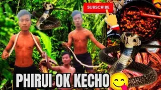 Dangerous king cobra snake meat recipe eating ll @PhuloniMtvRapper