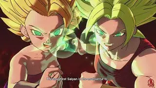Dragon Ball Xenoverse 2 - SSJ2 Caulifla & SSJ2 Kale Fuse Into SSJ2 Kefla - Full Cinematic Cutscene