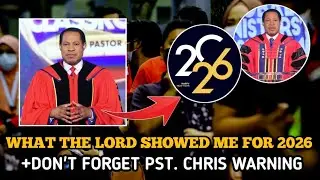 WHAT THE LORD SHOWED ME FOR 2026+PASTOR CHRIS WARNING ⚠️⚠️ || CHRIS OYAKHILOME 