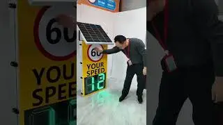 Solar-Powered Radar Speed Sign | Smart Traffic Safety Solution