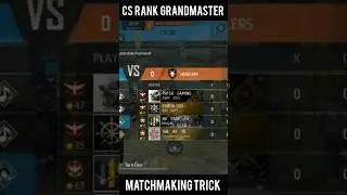 CS RANK😱GRANDMASTER MATCHMAKING TRICK🔥I TRY FIRST TIME💥#freefire #tamil #ffshorts #shorts