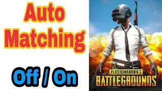 how to turn off auto matching in pubg mobile (explained with mouse)