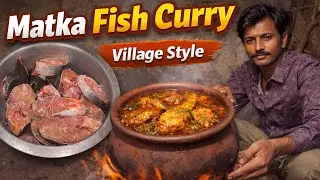 Matka Fish Curry on Desi Chulha | Village Style Jungle Cooking | Arjun Jungle Cooking