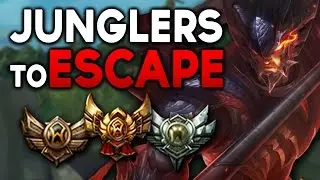 Best JUNGLERS to ESCAPE BRONZE/SILVER/GOLD (League of Legends)