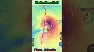 Cyclone Garance hit in Reunion on 104 kmp | Cyclone Honde strike in Madagascar #reunion #madagascar