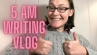 5 AM WRITER'S CLUB! // Writing at 5 AM For A Day!