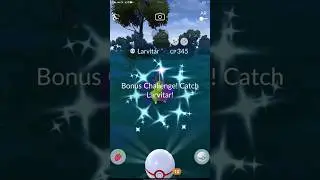 Check Out This Shiny ✨ Shadow Larvitar #shorts #gaming #pokemon
