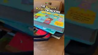 Activity books for toddlers on long road trips or flights #toddlertoys #traveltoys