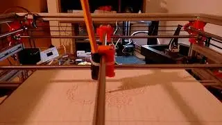 Olli MK1: X/Y/Z Achsen Test als Plotter