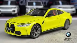 HD Miniature | BMW M4 Green 1/24 CCA Official Licensed Scale Model
