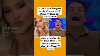 Virg&iacute;nia Fonseca Traiu o Z&eacute; Felipe e N&atilde;o e o Pai da Fl&ocirc;r. #trending #memes #comedy #shorts #short
