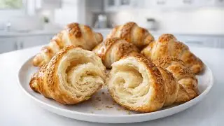 I Made Real Croissants at Home.The Flake Is Unreal. | Buttery, Flaky, Perfect  #croissant #homemade 
